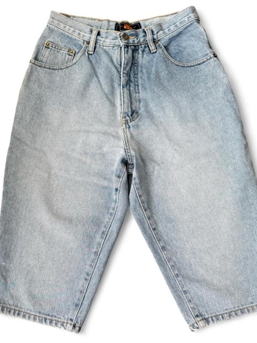 ROUTE 66 Light Wash Vintage Denim Shorts